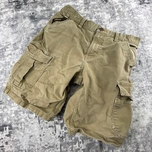 Ariat Rebar M4 Men's 32 Tan Relaxed Fit Cargo Shorts Distressed Utility Workwear